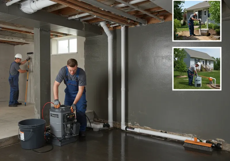 Basement Waterproofing and Flood Prevention process in Eglin Air Force Base, FL